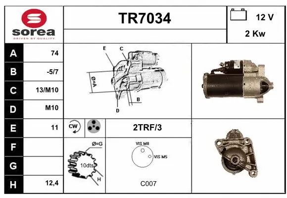 Starter (TR7034)