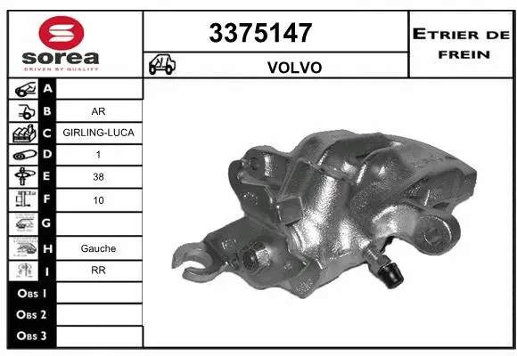 Brake Caliper (3375147)