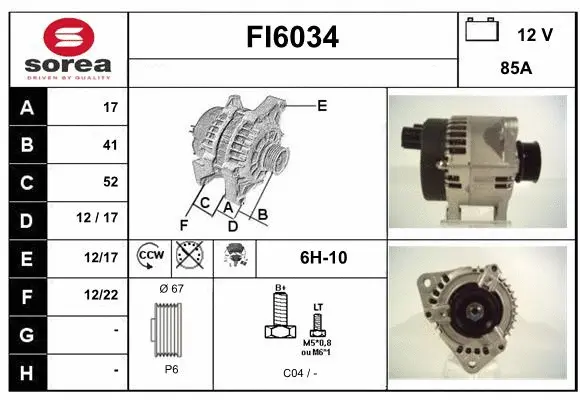 Alternator (FI6034)