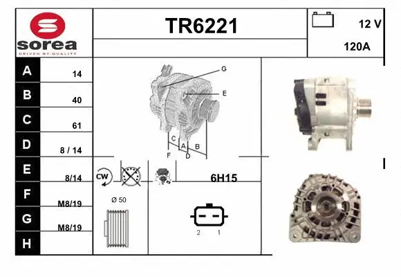 Alternator (TR6221)