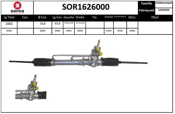 Steering Gear (SOR1626000)