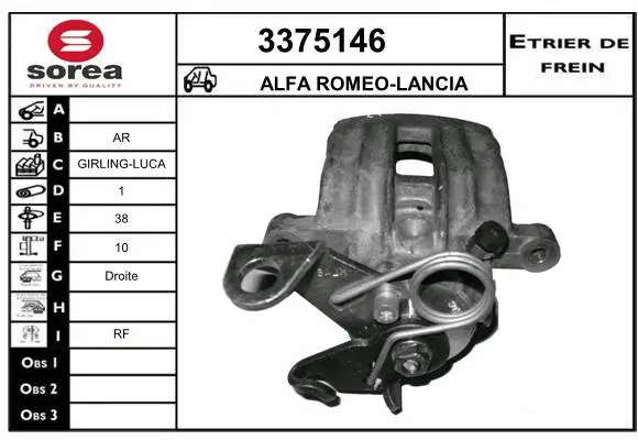 Brake Caliper (3375146)