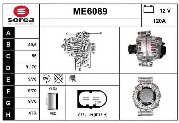 Alternator (ME6089)