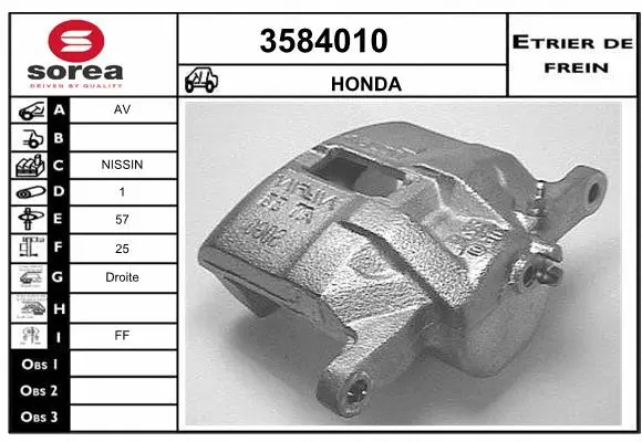 Brake Caliper (3584010)
