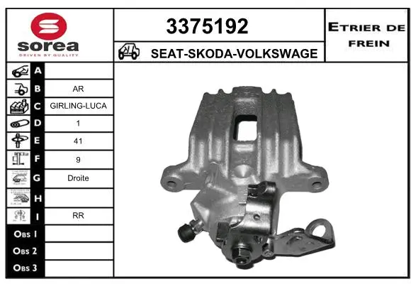 Brake Caliper (3375192)