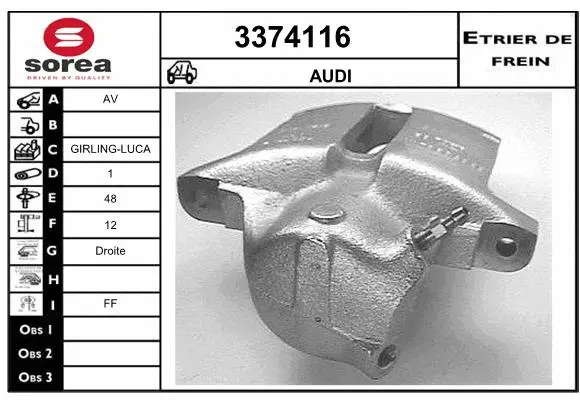 Brake Caliper (3374116)