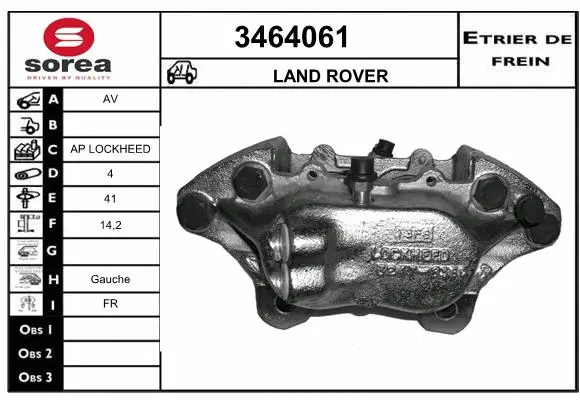 Brake Caliper (3464061)