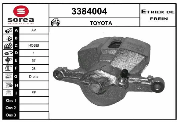 Brake Caliper (3384004)