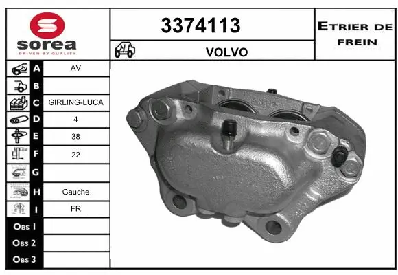 Brake Caliper (3374113)