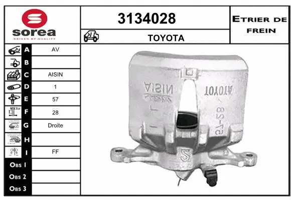 Brake Caliper (3134028)