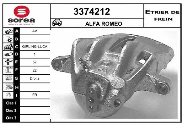 Brake Caliper (3374212)