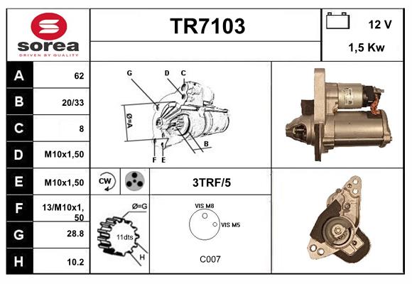 Starter (TR7103)