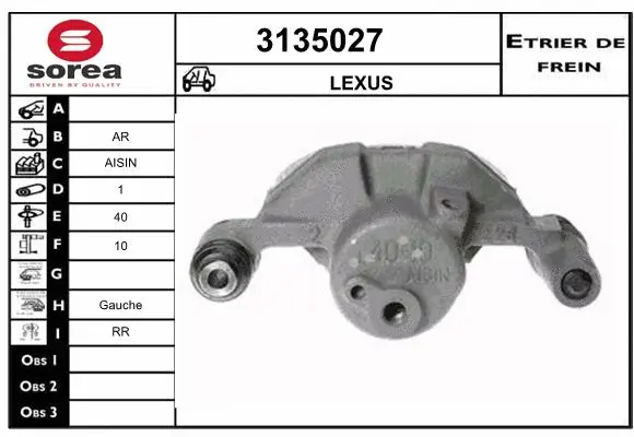 Brake Caliper (3135027)