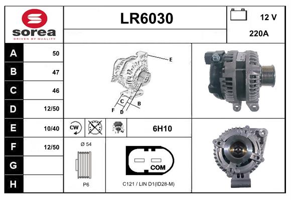 Alternator (LR6030)
