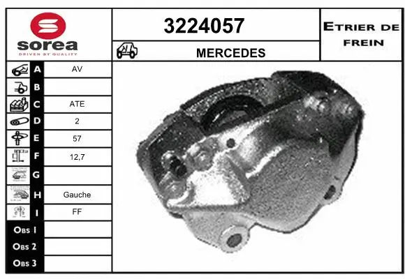 Brake Caliper (3224057)