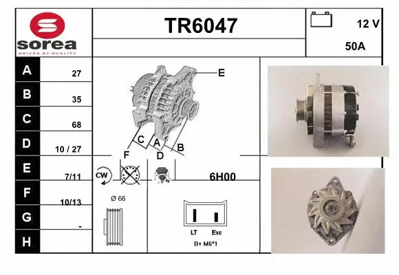 Alternator (TR6047)