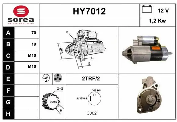 Starter (HY7012)