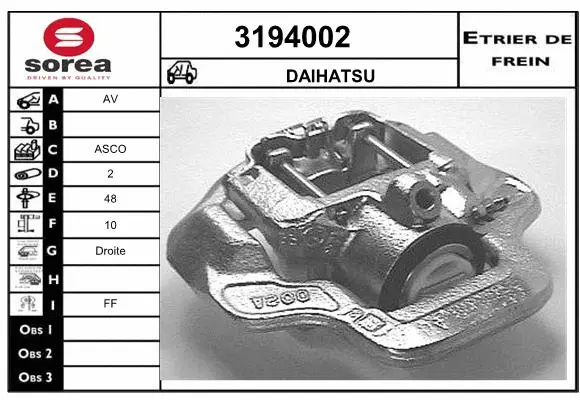 Brake Caliper (3194002)