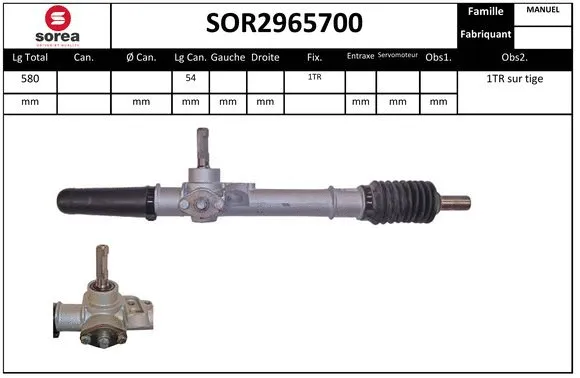 Steering Gear (SOR2965700)