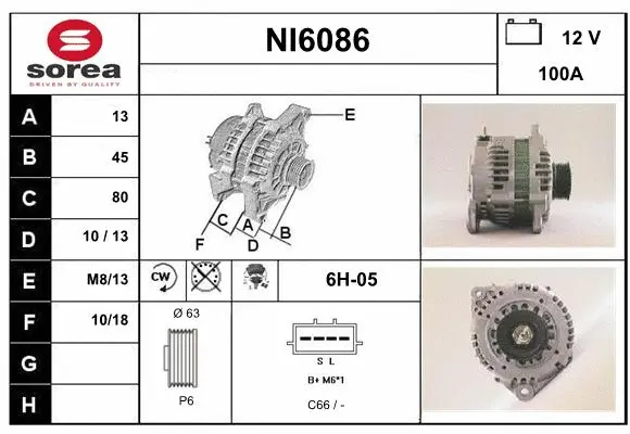 Alternator (NI6086)
