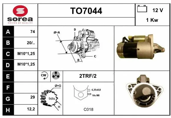 Starter (TO7044)