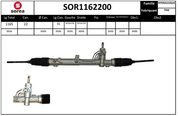 Steering Gear (SOR1162200)