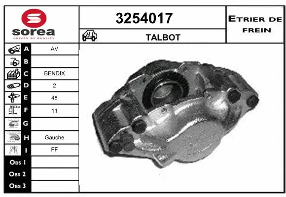 Brake Caliper (3254017)