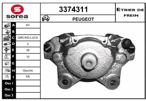 Brake Caliper (3374311)