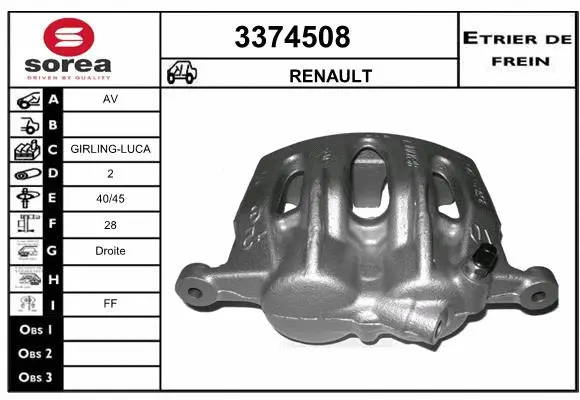 Brake Caliper (3374508)