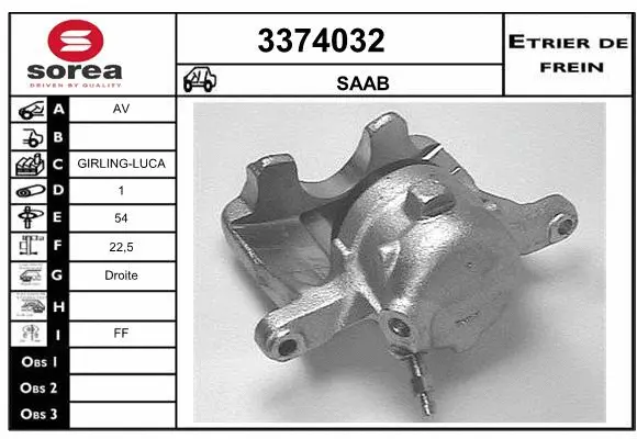 Brake Caliper (3374032)