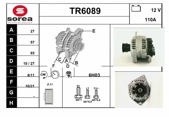 Alternator (TR6089)