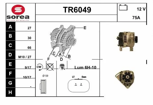 Alternator (TR6049)
