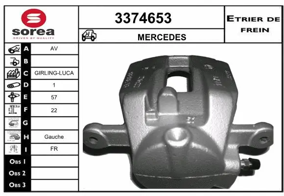 Brake Caliper (3374653)