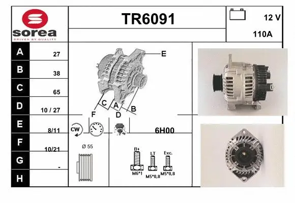 Alternator (TR6091)