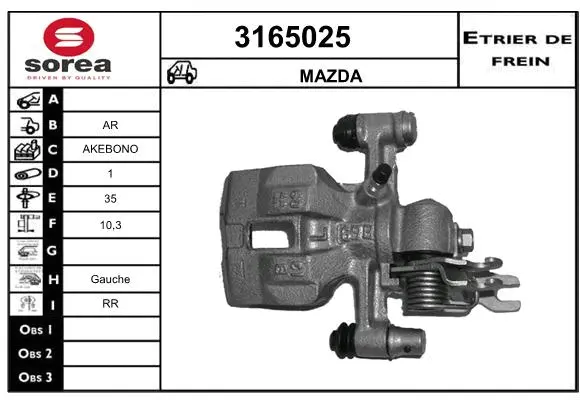 Brake Caliper (3165025)