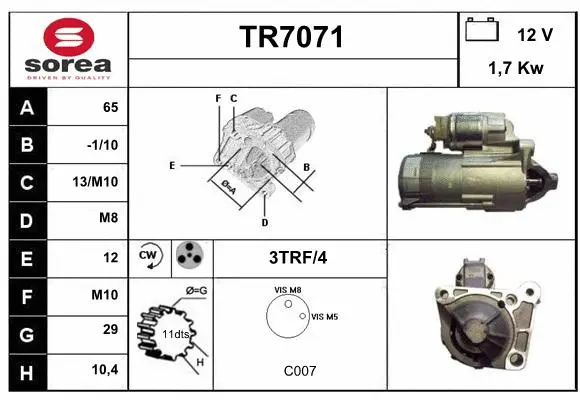 Starter (TR7071)