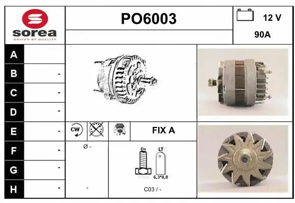 Alternator (PO6003)