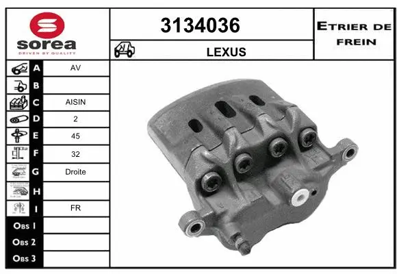 Brake Caliper (3134036)