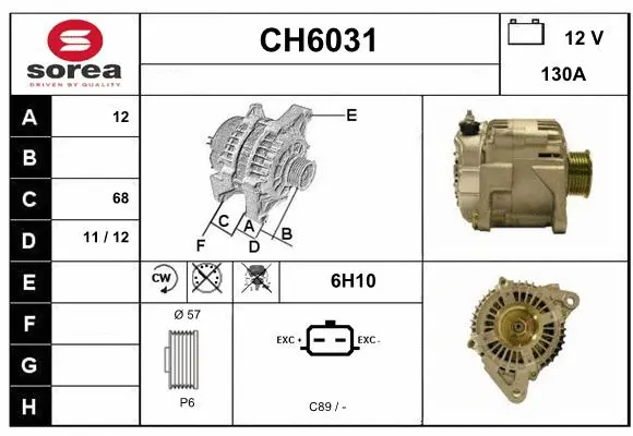 Alternator (CH6031)