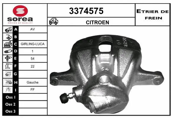 Brake Caliper (3374575)