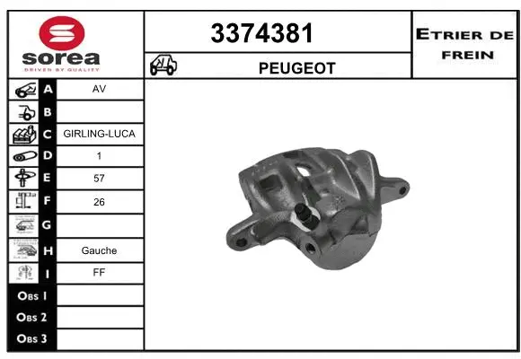Brake Caliper (3374381)