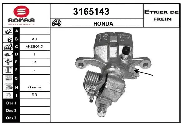 Brake Caliper (3165143)