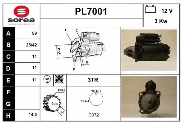 Starter (PL7001)