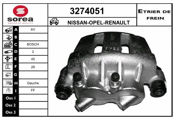 Brake Caliper (3274051)
