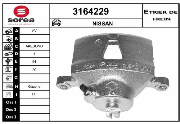 Brake Caliper (3164229)
