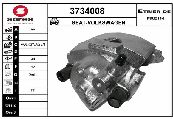 Brake Caliper (3734008)