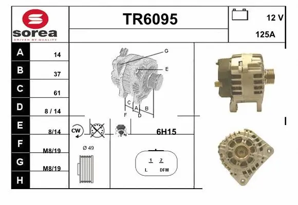 Alternator (TR6095)