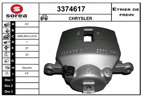 Brake Caliper (3374617)