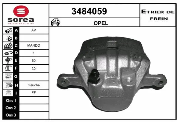 Brake Caliper (3484059)