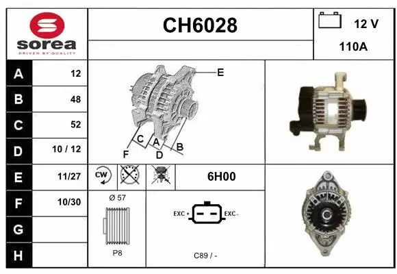 Alternator (CH6028)